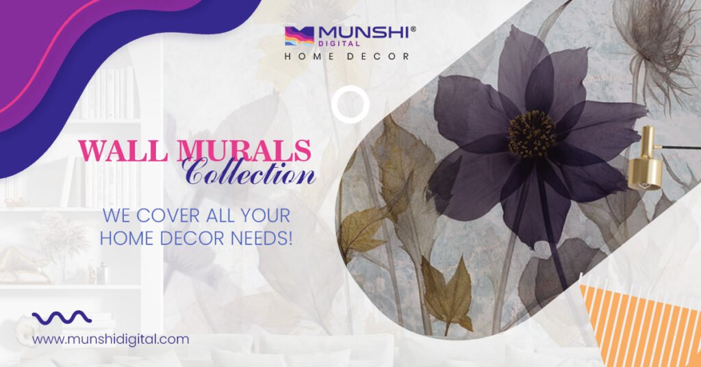 Transform Your Space with Artistic Wall Murals – Only at Munshi Digital