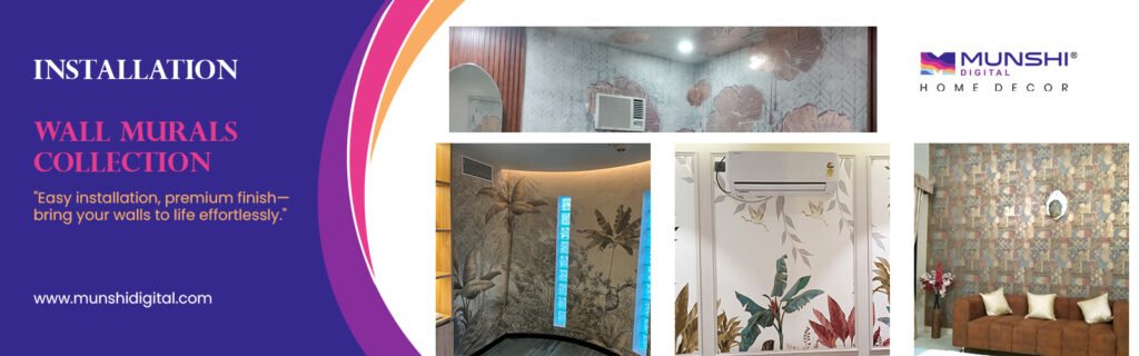 Transform Your Space with Artistic Wall Murals – Only at Munshi Digital